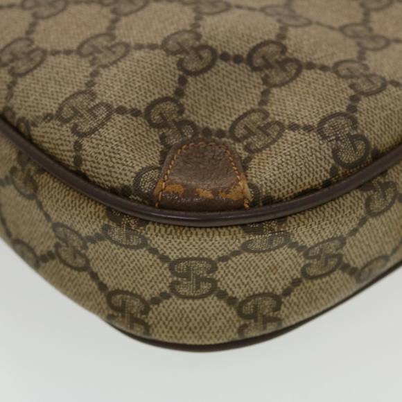 GUCCI GG Canvas Web Sherry Line Shoulder Bag Beige Red Green Auth 43903 - Picture 14 of 16